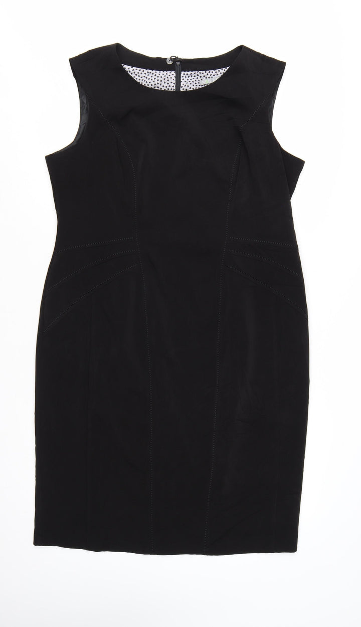 Marks and Spencer Women’s Black Knee Length Sheath Dress Size 18