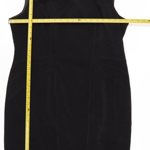 Marks and Spencer Women’s Black Knee Length Sheath Dress Size 18