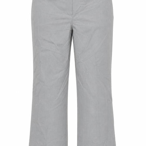 Marks and Spencer Women Grey Straight Leg Dress Pants Size 10 Regular