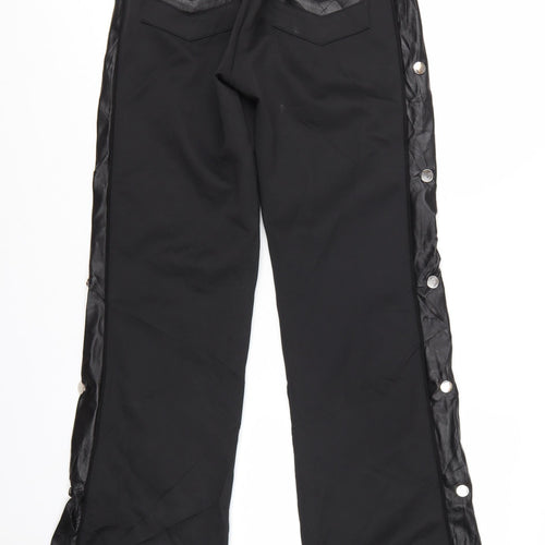 Manière De Voir Women's Black Size 8 Jogger Style Trousers