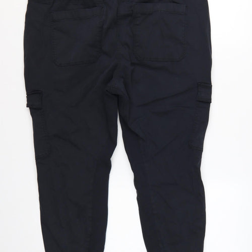Marks and Spencer Goodmove Women Black Size 20 Cargo Trousers