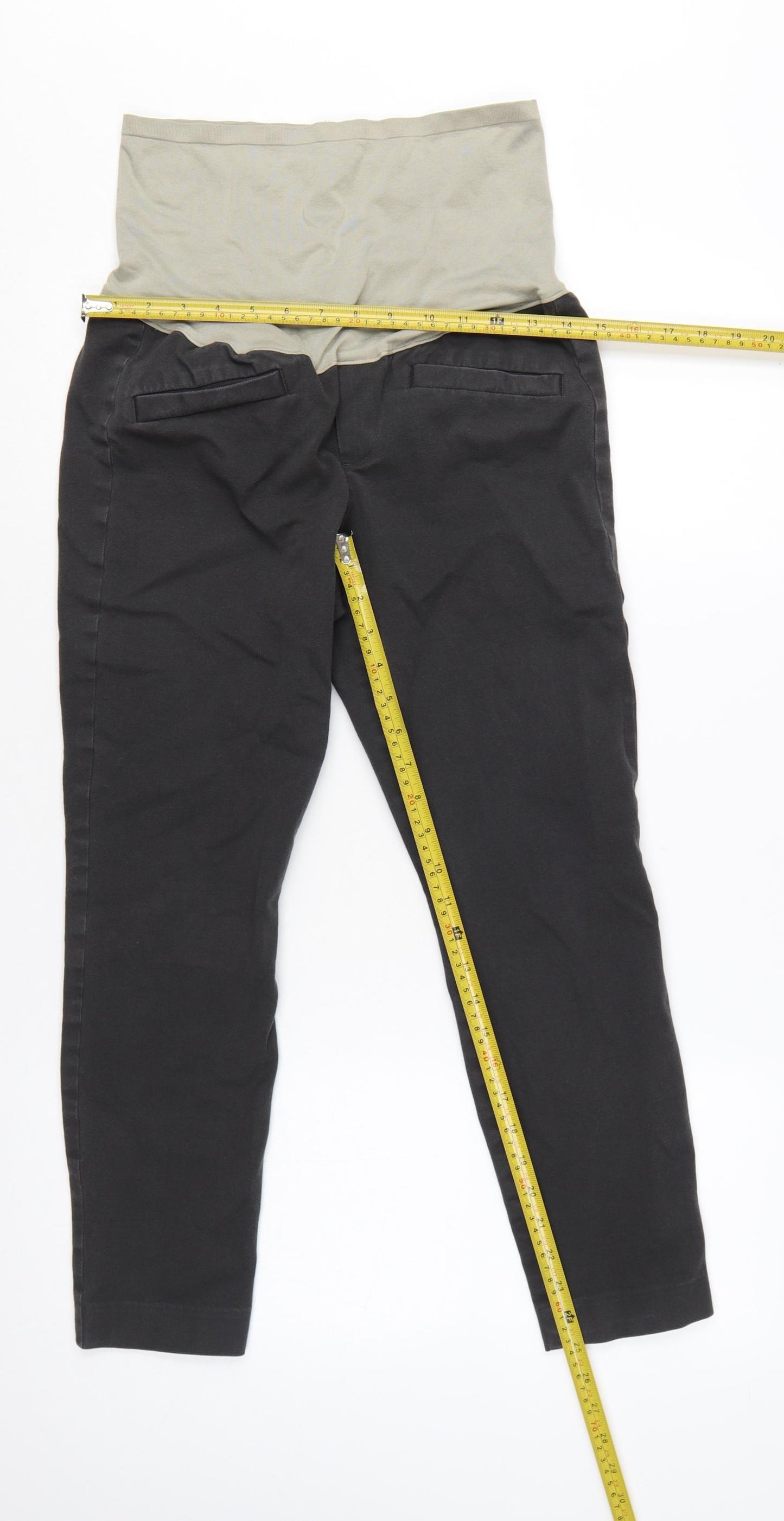 GAP Maternity Black Skinny Ankle Jeans Womens Size 8 High Waist