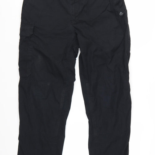 Craghoppers Men's Black Cargo Trousers Size S (30in Waist)