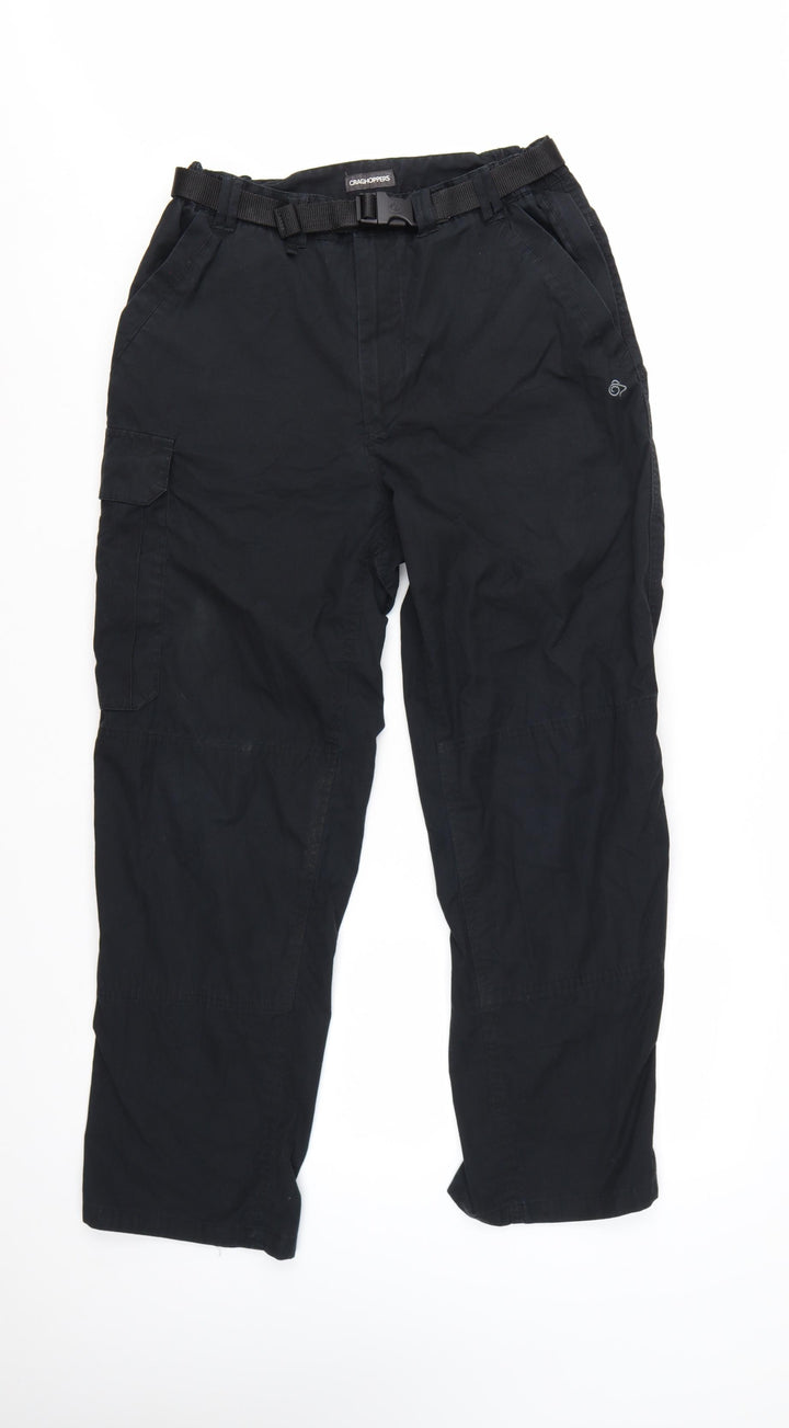 Craghoppers Men's Black Cargo Trousers Size S (30in Waist)