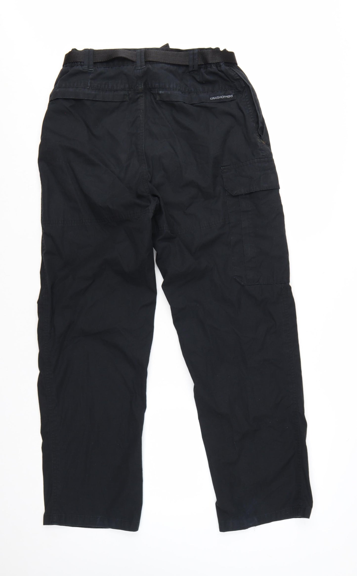 Craghoppers Men's Black Cargo Trousers Size S (30in Waist)