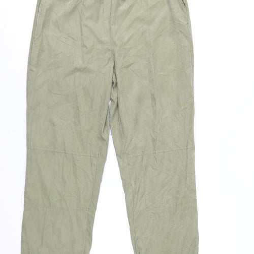 Missguided Womens Green Size 10 Jogger Trousers Polyester Lightweight