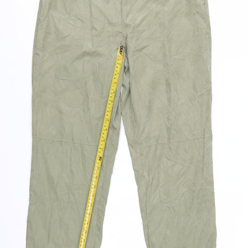 Missguided Womens Green Size 10 Jogger Trousers Polyester Lightweight