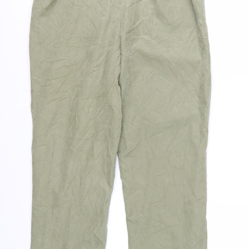 Missguided Womens Green Size 10 Jogger Trousers Polyester Lightweight