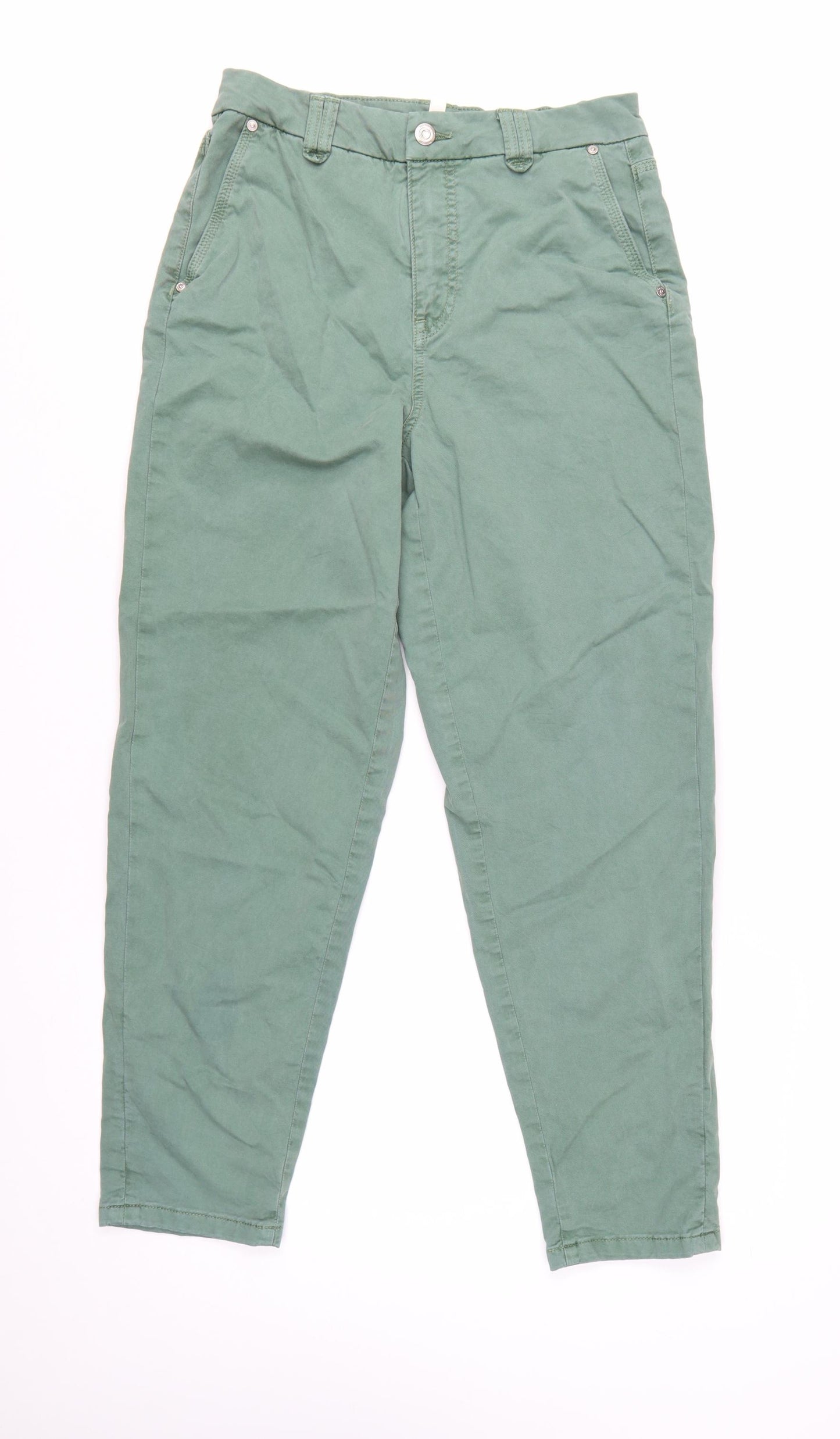 Marks and Spencer Women’s Green Size 10 Tapered Stretch Jeans