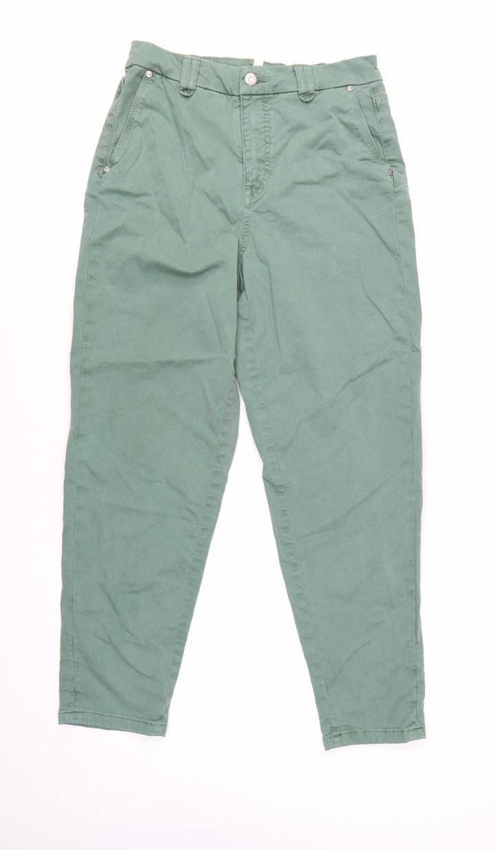 Marks and Spencer Women’s Green Size 10 Tapered Stretch Jeans