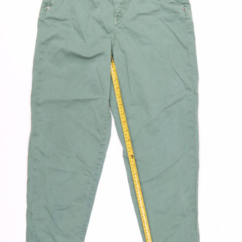Marks and Spencer Women’s Green Size 10 Tapered Stretch Jeans