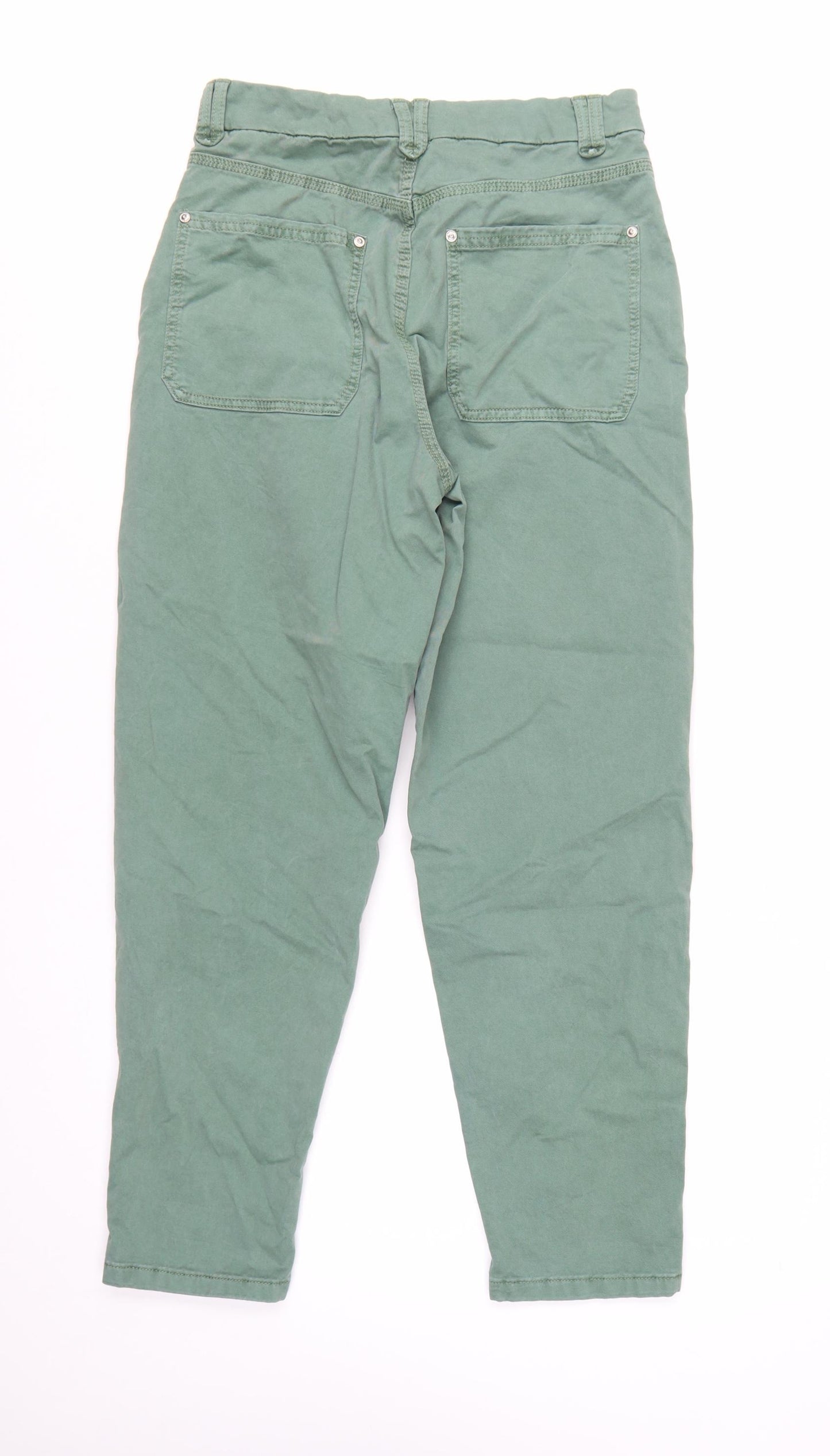 Marks and Spencer Women’s Green Size 10 Tapered Stretch Jeans
