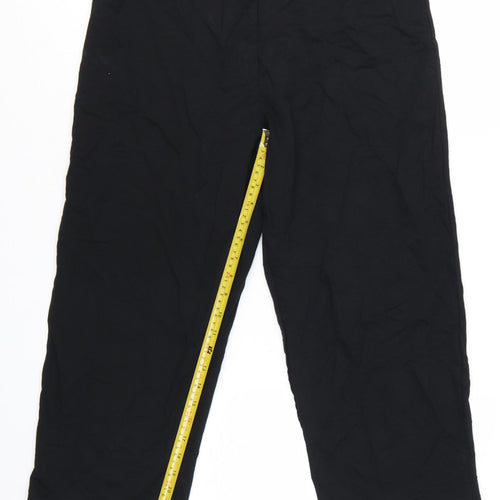 Marks and Spencer Women Black Size 14 Capri Leggings Stretch Cotton