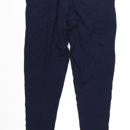 Marks and Spencer Men Blue S Pyjama Pants 100% Cotton Drawstring