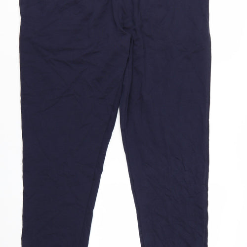 Marks and Spencer Men's Blue 3XL Jogger Trousers in Cotton Blend