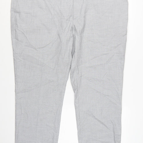 Marks and Spencer Men’s Grey Regular Fit Dress Pants 48 Short