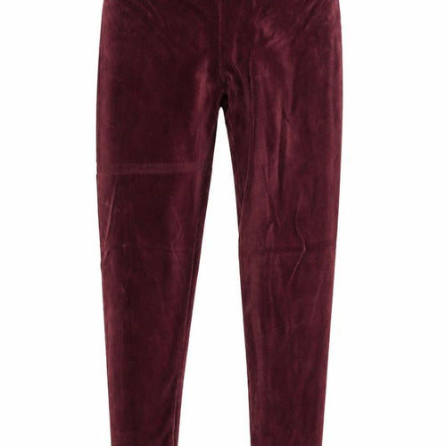 Marks and Spencer Women’s Red Velour Ankle Leggings Size 10