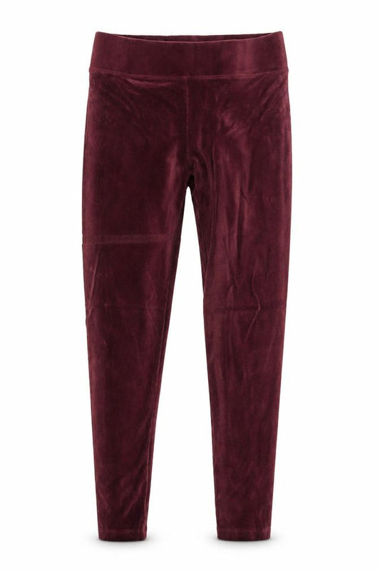 Marks and Spencer Women’s Red Velour Ankle Leggings Size 10
