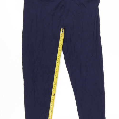 Marks and Spencer Women's Blue Size 10 Ankle Leggings