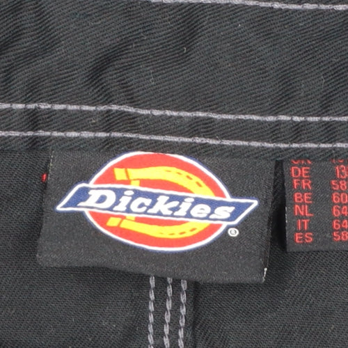 Dickies Men's Black Cargo Work Trousers Size 58T Big & Tall