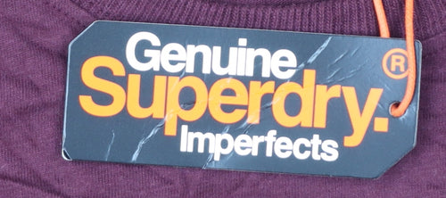 Superdry Men's Red 2XL Graphic Fresh Slogan T-Shirt