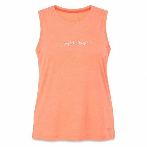 Regatta Women's Orange Cotton Sleeveless Tank Top Size 16