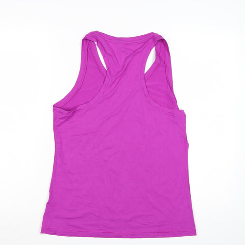 Nike Womens Pink Dri-FIT Tank Top L Racerback Lightweight Activewear