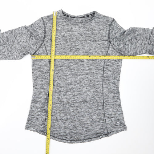 Marks and Spencer Goodmove Women’s Grey Long Sleeve Active T-Shirt Size 14