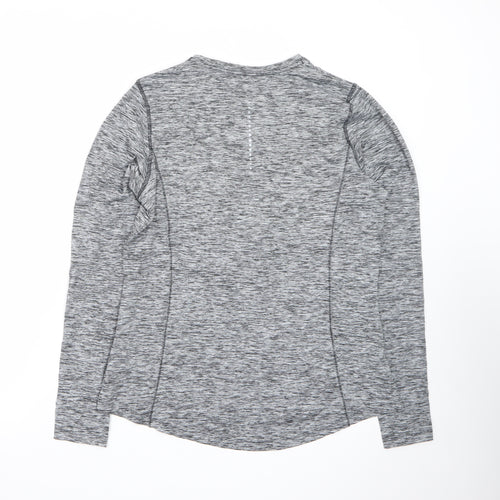 Marks and Spencer Goodmove Women’s Grey Long Sleeve Active T-Shirt Size 14