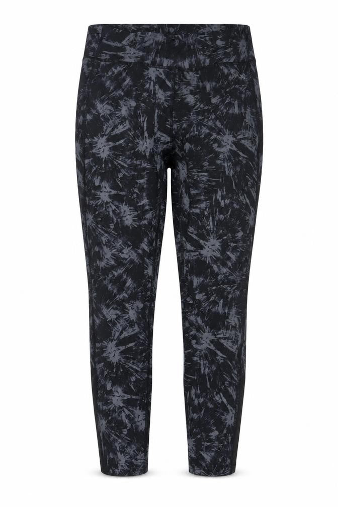 USA Pro Women's Black Tie Dye Ankle Leggings Size 14
