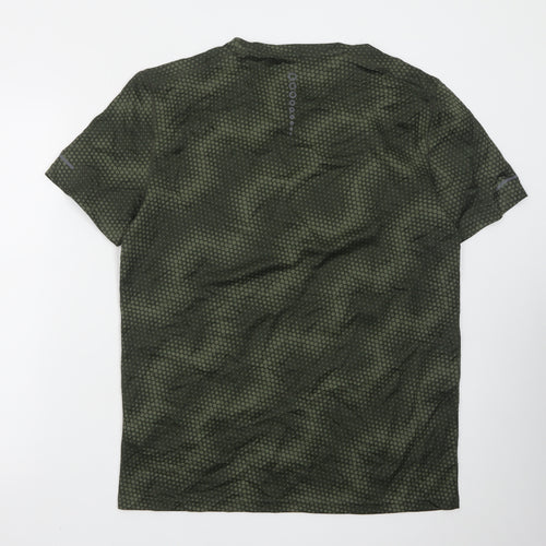 Marks and Spencer Goodmove Men’s Green Camouflage Sports T-Shirt L