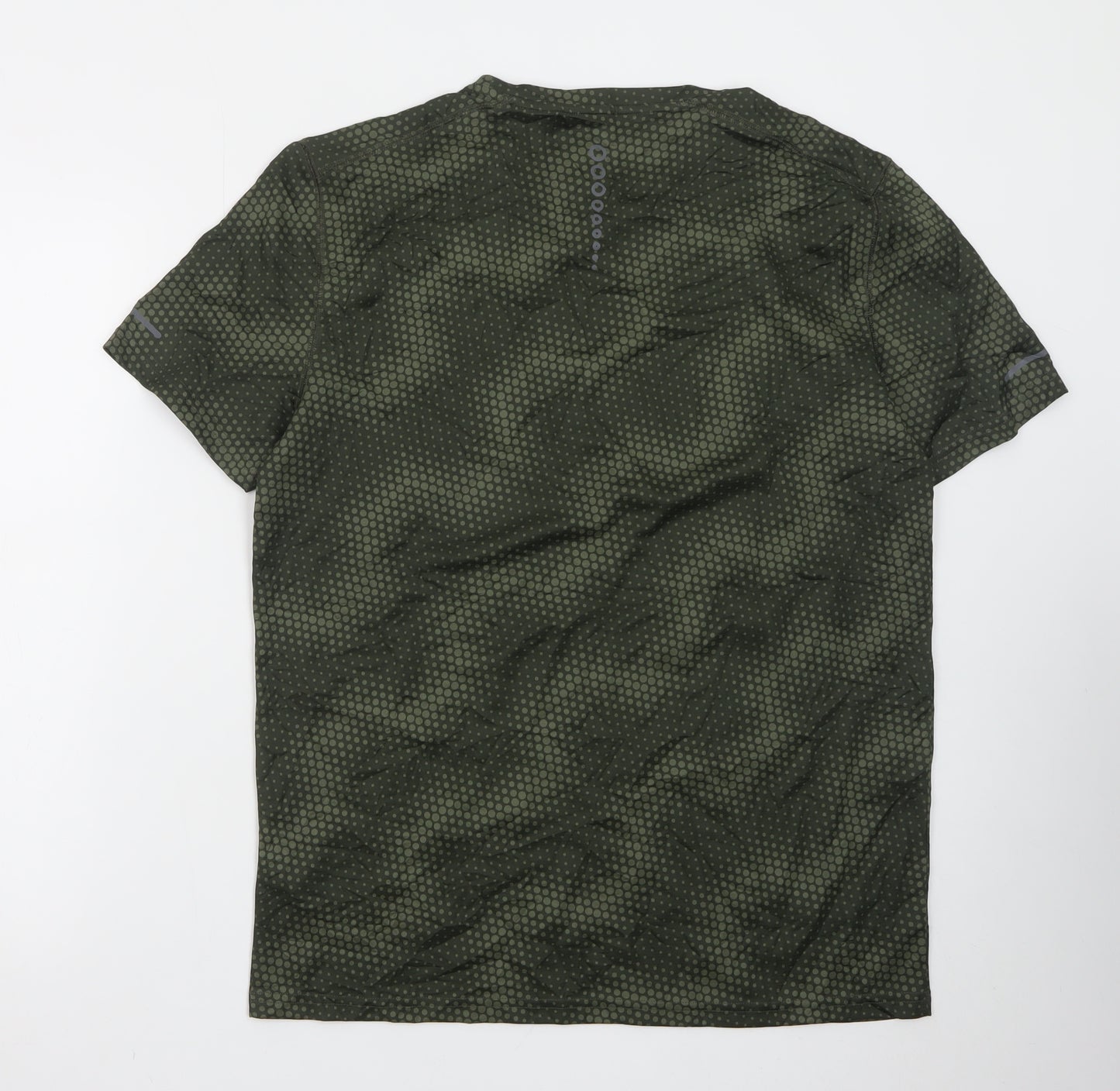 Marks and Spencer Goodmove Men’s Green Camouflage Sports T-Shirt L