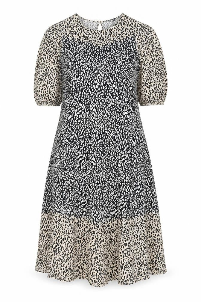 Marks and Spencer Women's Multicoloured Animal Print Midi Dress Size 10