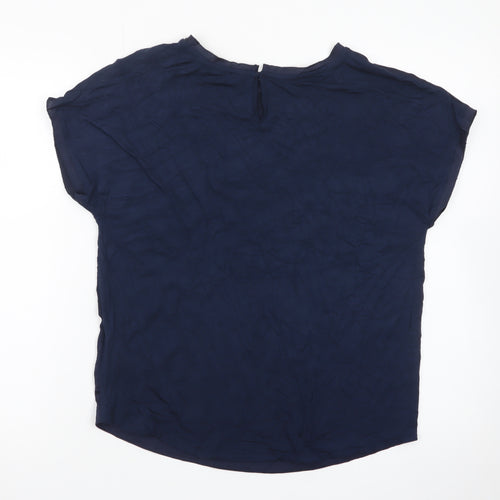 Marks and Spencer Women’s Blue Short Sleeve Basic Blouse Size 6