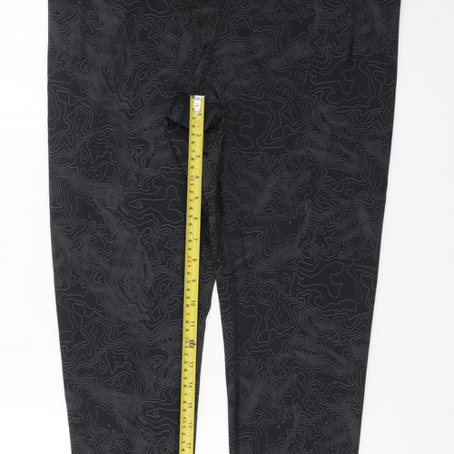 Marks and Spencer Goodmove Women's Black Size 18 High Rise Ankle Leggings