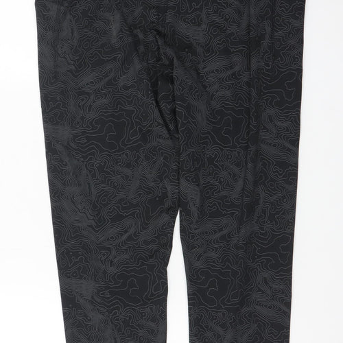 Marks and Spencer Goodmove Women's Black Size 18 High Rise Ankle Leggings