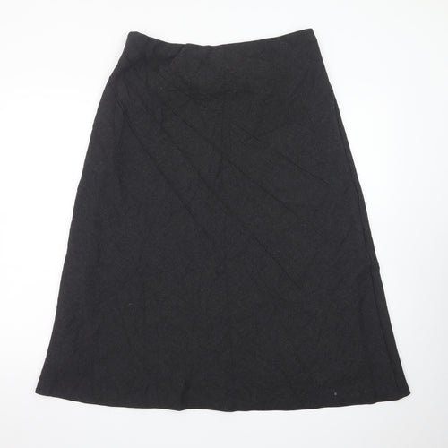 Marks and Spencer Women’s Black Wool Blend A-Line Skirt Size 16