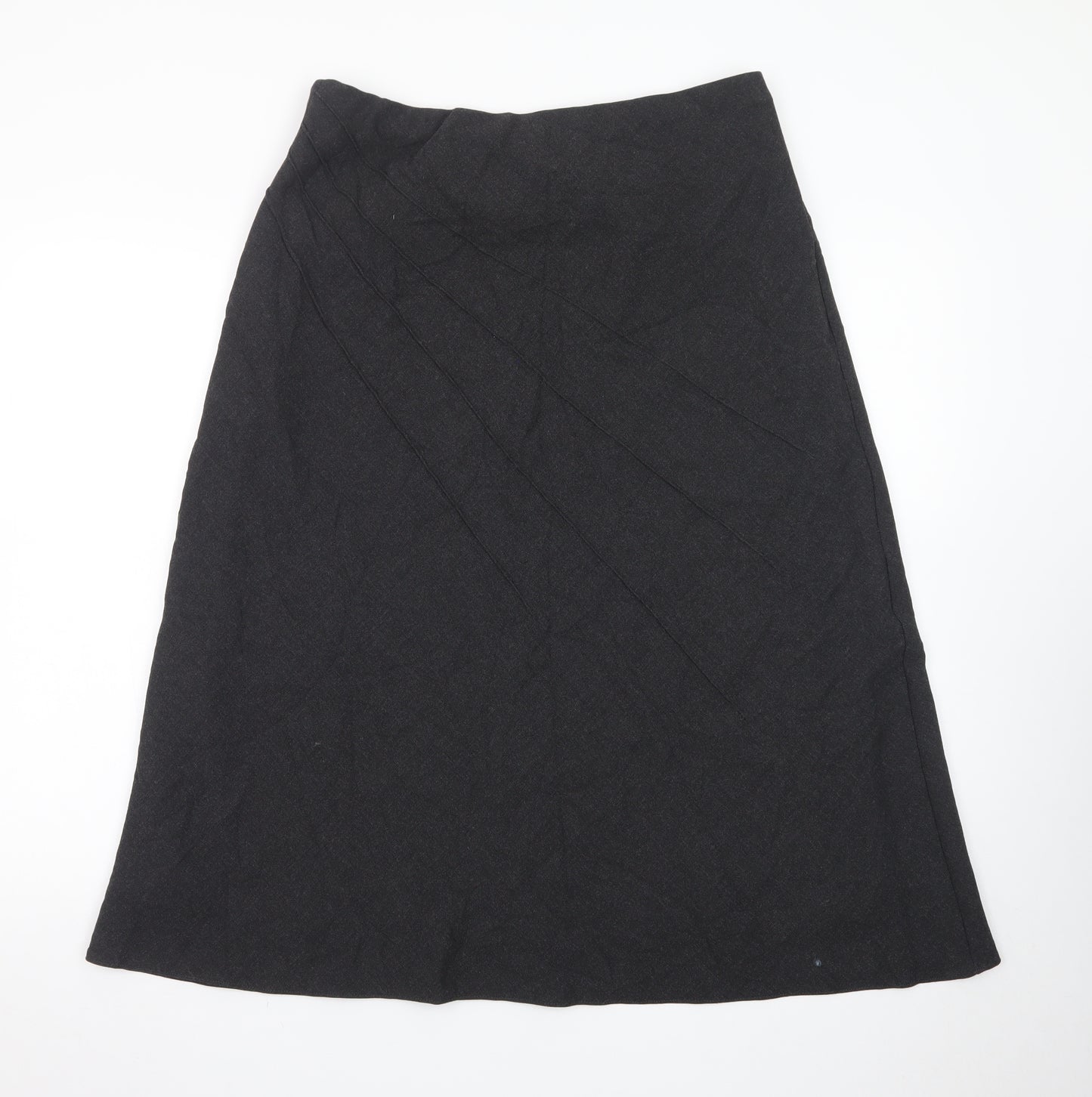 Marks and Spencer Women’s Black Wool Blend A-Line Skirt Size 16
