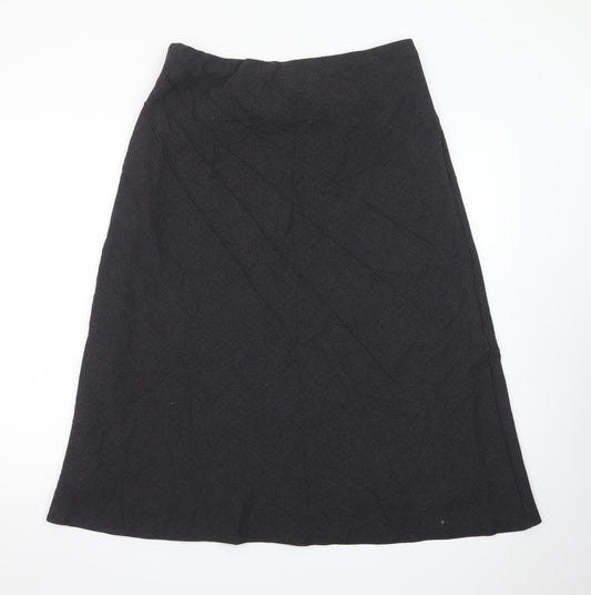 Marks and Spencer Women’s Black Wool Blend A-Line Skirt Size 16