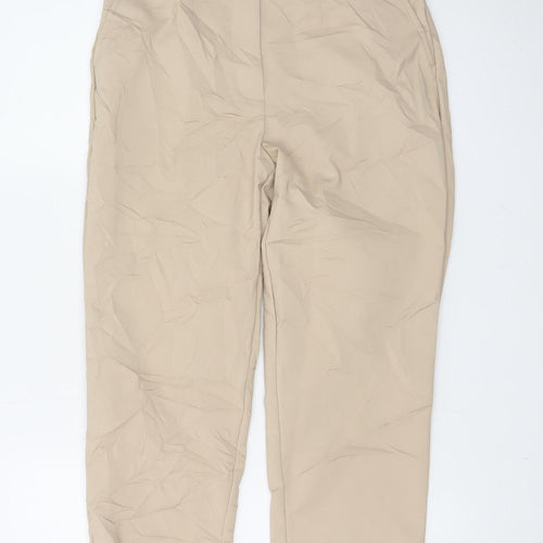 Marks and Spencer Womens Beige Size 10 Chino Trousers