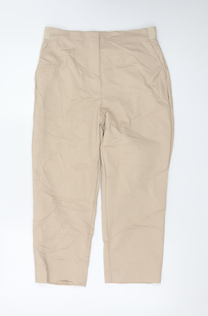 Marks and Spencer Womens Beige Size 10 Chino Trousers