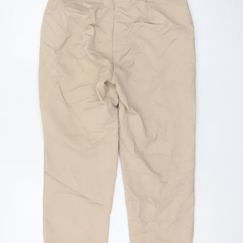 Marks and Spencer Womens Beige Size 10 Chino Trousers