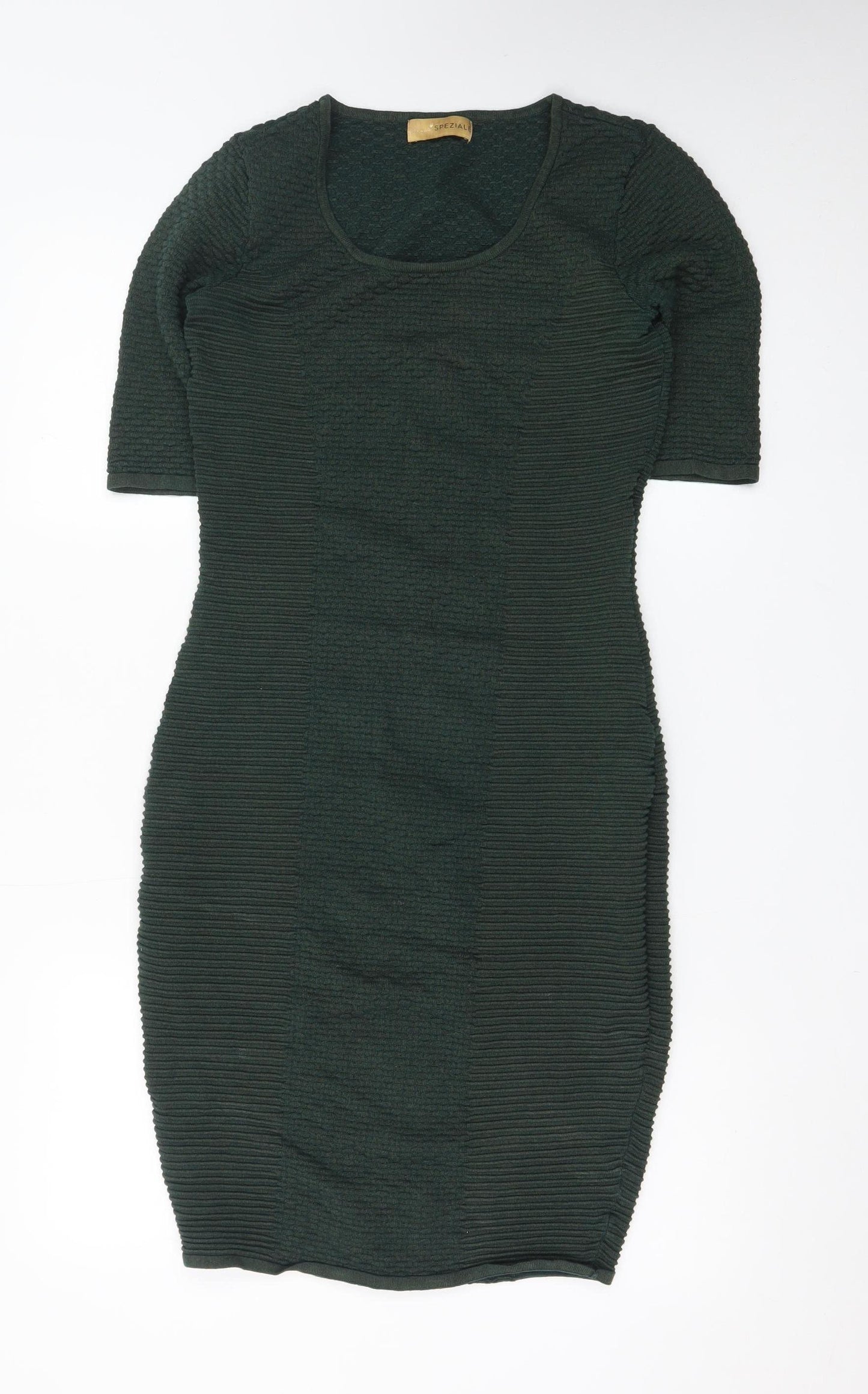 Marks and Spencer Women’s Green Bodycon Knit Dress Size 8