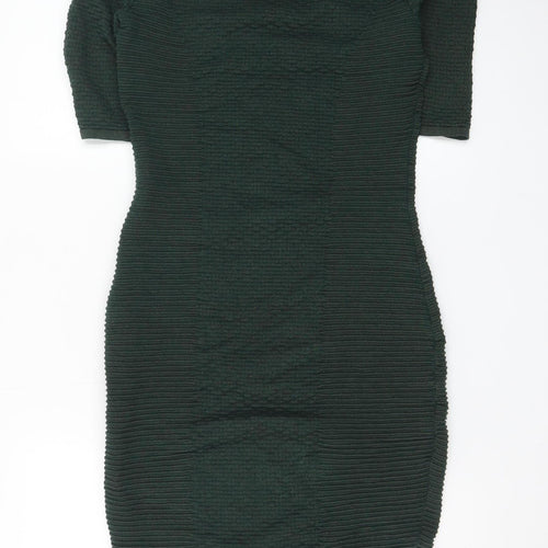 Marks and Spencer Women’s Green Bodycon Knit Dress Size 8