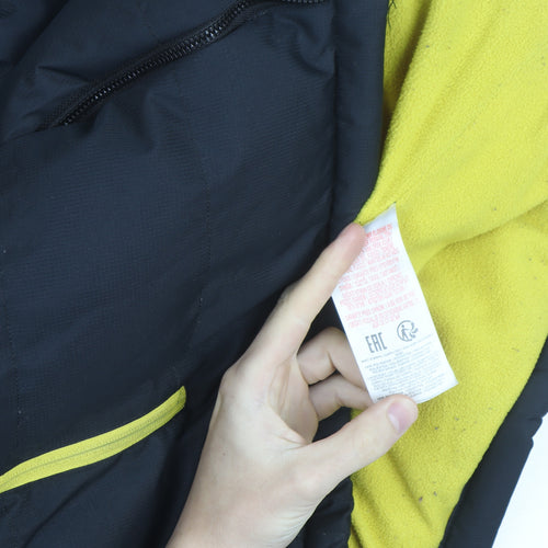 Northern Expo Men's Black L Hooded Puffer Jacket Winter Coat