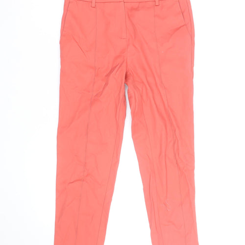 Next Women's Pink Chino Slim Fit Trousers Size 8R