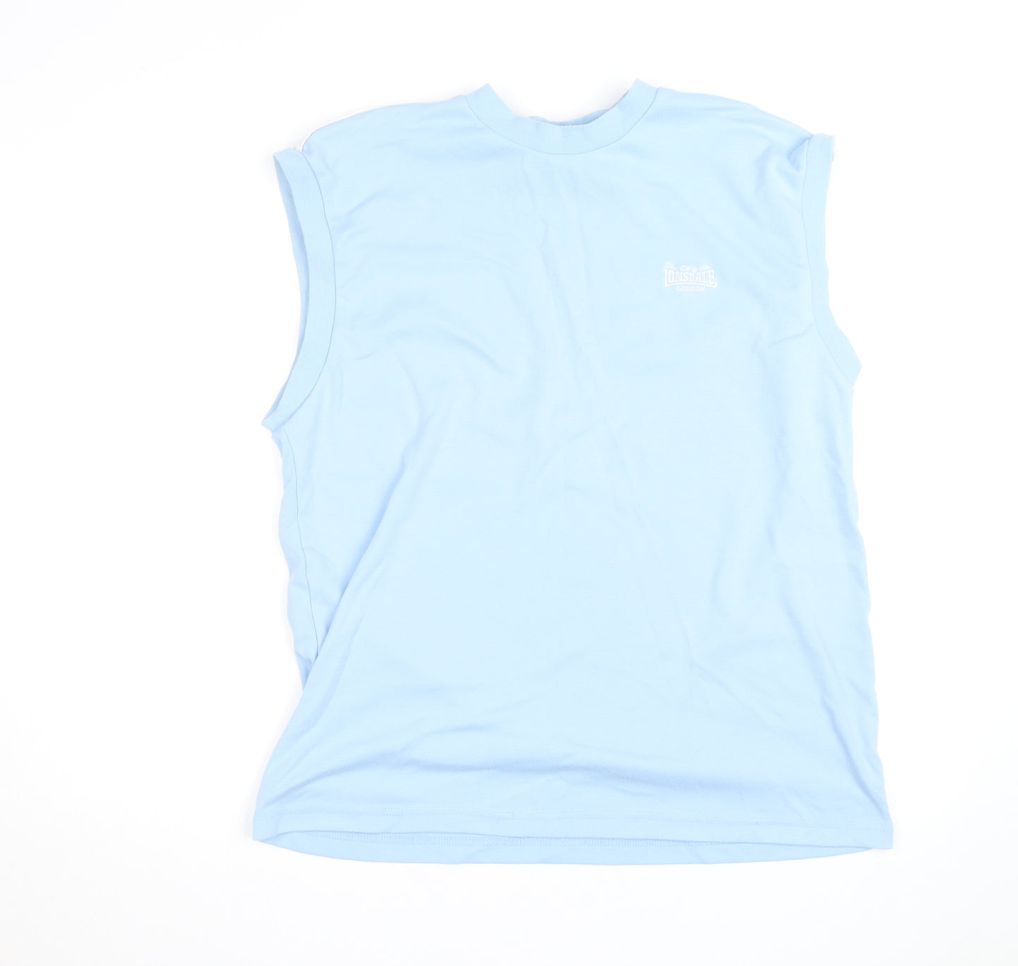 Lonsdale Men's Blue Sleeveless Crew Neck Sports Vest XL