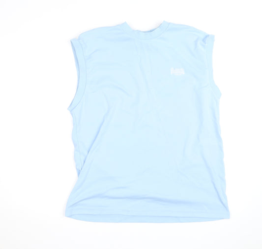 Lonsdale Men's Blue Sleeveless Crew Neck Sports Vest XL