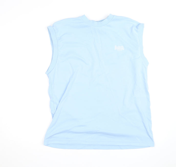 Lonsdale Men's Blue Sleeveless Crew Neck Sports Vest XL