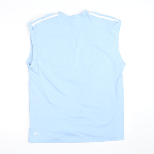 Lonsdale Men's Blue Sleeveless Crew Neck Sports Vest XL